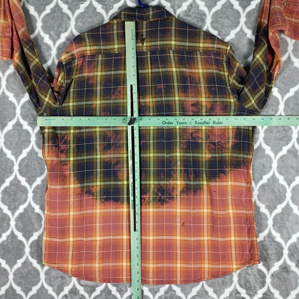 Scottevest TEC Button Down Shirt Men XL Plaid 6 Pocket - Picture 5 of 13